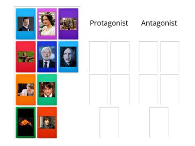 Famous characters - protagonist vs. antagonist