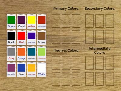 Color Wheel Matching Game 