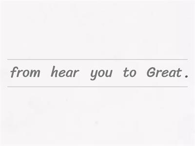 B2 First writing - email - formal/informal language