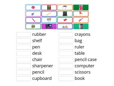 TT1 Classroom objects