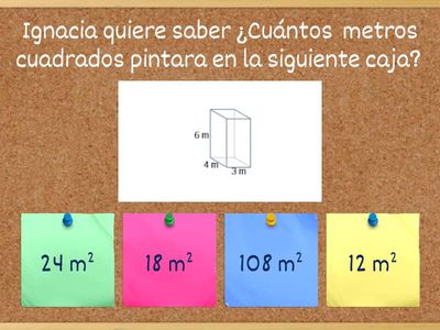 Área de cubos y paralelepípedo. 