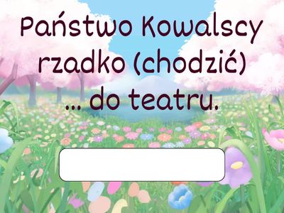 Koniugacja -ę, -isz/ -ysz