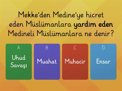 Peygamberimizin Hayatı Medine Dönemi 