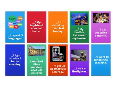 Ask Questions (underlined words)