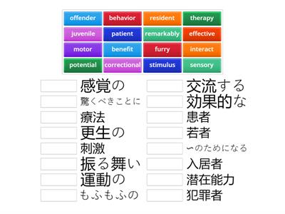 Blue Marble II Animals3&4単語