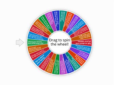 BSF Spin the Wheel Icebreaker!