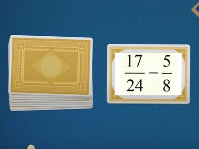 Сложение и вычитание дробей