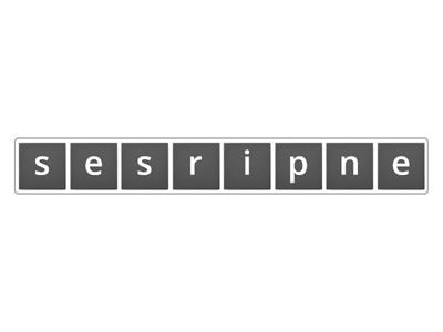 Unscramble with suffix -ness