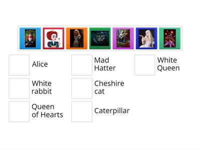 alice in wonderland characters