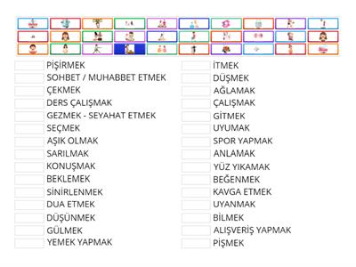 3) FİİLLER - VERBS