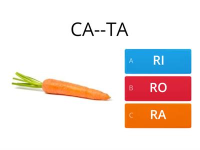  RA - RE - RI - RO - RU all'interno delle parole