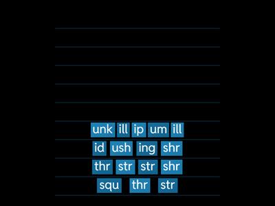 Word Builder - Triple and Digraph Blends