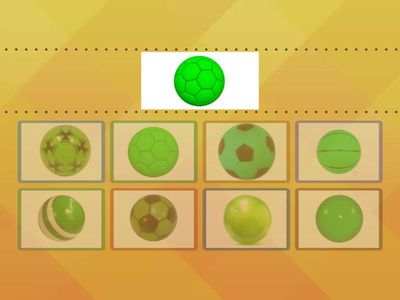 Знайди однакові м'ячі