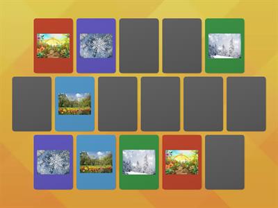 Seasons memory game