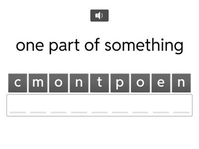 27. with definition clues