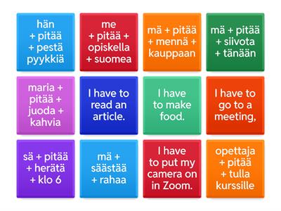 Mitä sun pitää tehdä? (Lisää suomea 1)