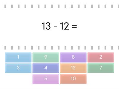 Subtraction within 20 Review