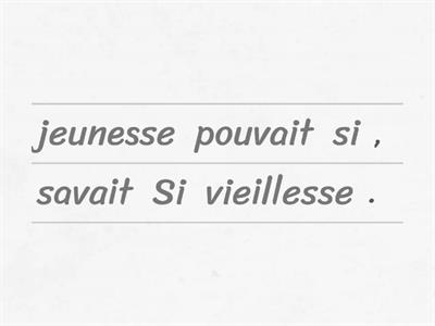 les proverbes Perception ados 19-26