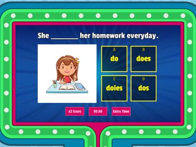 Simple Present  - affirmative sentences