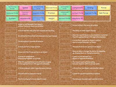 PS Unit Vocabulary