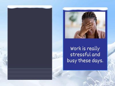 How are you? An old friend tells you news.