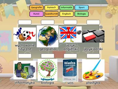 Przedmioty szkolne - Niemiecki