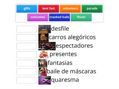 Carnival vocab A1/A2