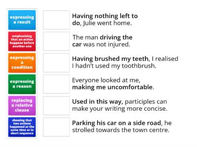 CAE Participle Clauses