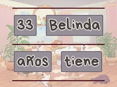 La presentación frases