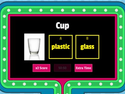 Plastic or Glass