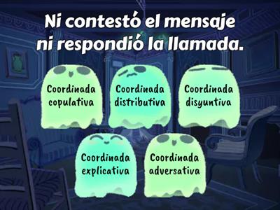 Tipos de oraciones compuestas coordinadas