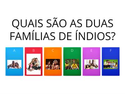 FAMÍLIAS INDÍGENAS