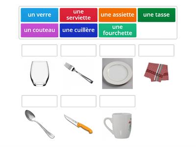 objets dans la cuisine