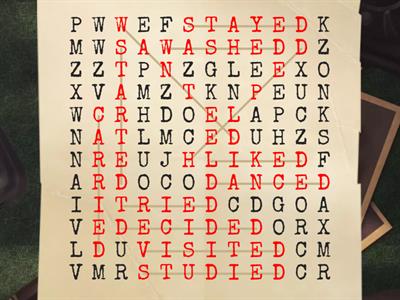 Past simple: regular verbs