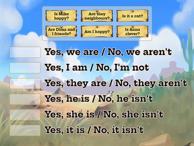 short answers to be ?