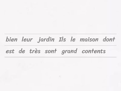 Le pronom relatif "dont"