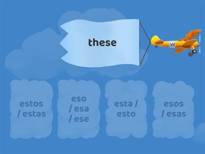 this, these, those, that