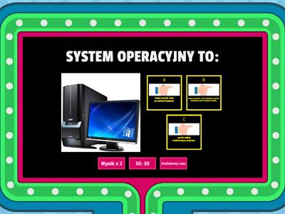 SYSTEMY OPERACYJNE I  PROGRAMY