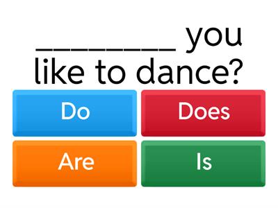 Simple Present - YES/NO questions