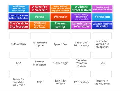 The history of Varaždin 