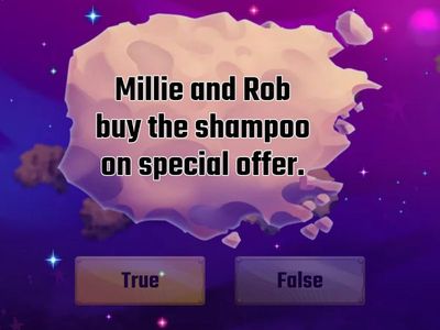 Go getter 3. Doctor Q. The shopping. 2.3. True/false