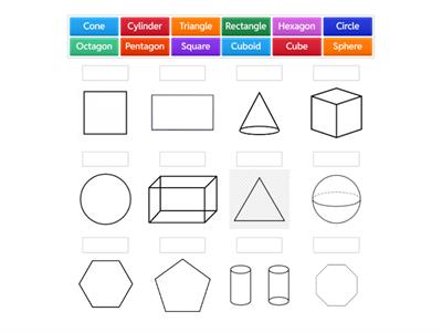 2-D and 3-D Shapes Quiz (shape images)