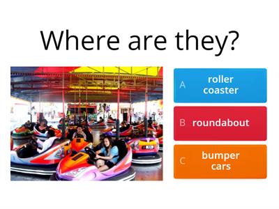 Amusement park vocabulary