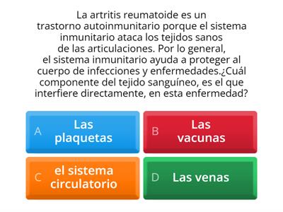 Práctica prueba estandarizada Ciencias