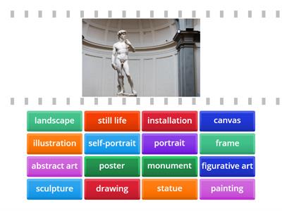 art - matching - vocabulary