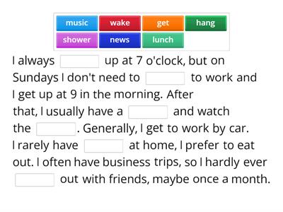 EF Elementary 4B Daily routine