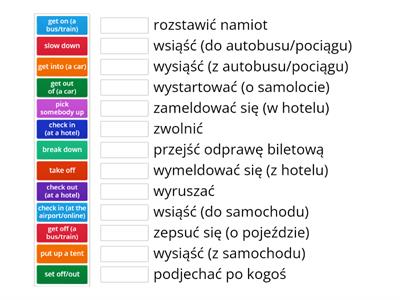 R8 Pearson Unit 6 Czasowniki złożone