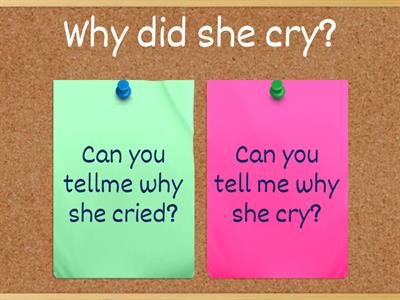  DIRECT AND INDIRECT QUESTIONS b1