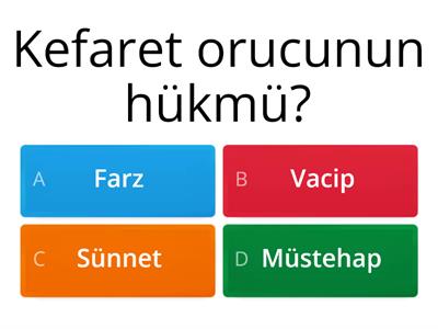 RAMAZAN VE ORUÇ