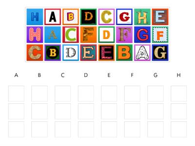 Font Sort - Gr. 3